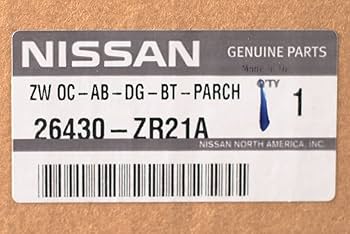 連絡用☆ Amazon.com: Nissan 26430-ZR21A Map Lamp Assembly : Automotive